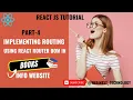 Part 4 Implementing Routing with React Router DOM Book Info Website in React JS React JS