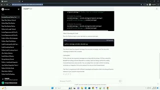 message encode decode in python project
