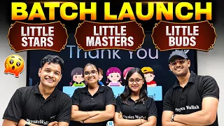 Finally, Our Class 3, 4 & 5 Batch Has Launched 😱🔥!! Pw Little champs