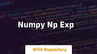 numpy np exp