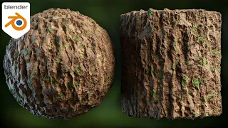 Procedural Tree Bark Blender Tutorial
