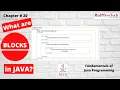 Blocks in Java Learn Static and Instance Blocks in Core Java Hands on coding Red9SysTech