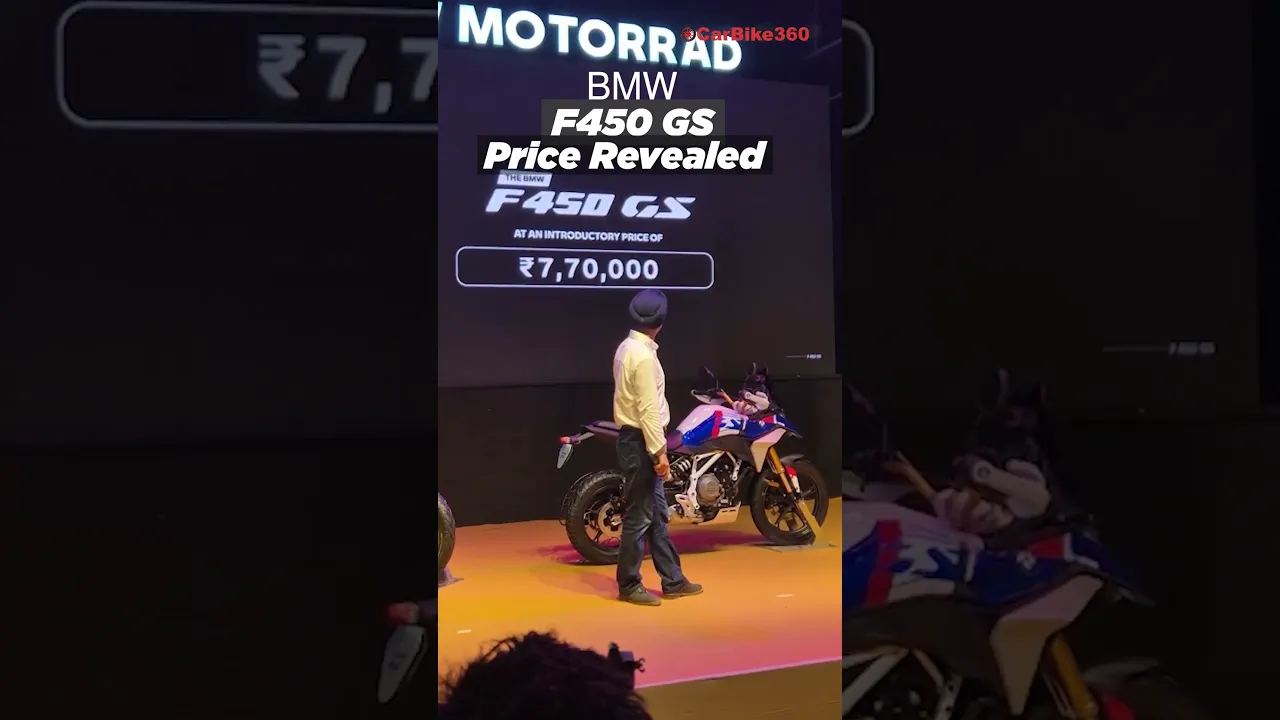 BMW F 450 GS Launched in India at ₹4.70 Lakh