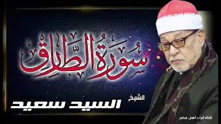 القارئ الشيخ   السيد سعيد وماتيسر سورة من الطارق دندنها