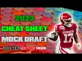2023 Fantasy Football PPR Cheat Sheet Mock Draft Pick-by-Pick Strategy with Cody Carpentier