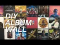 How to make a DIY Album Wall for CHEAP
