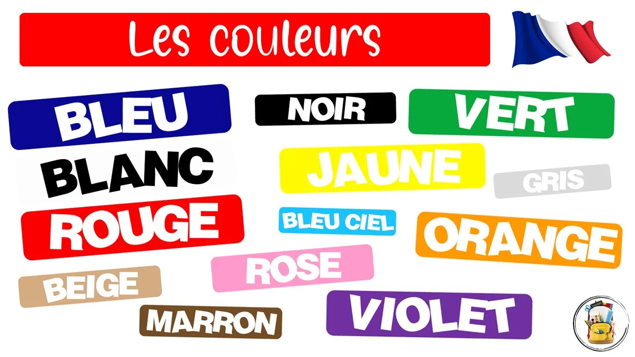 Apprendre Les Couleurs En Français Pour Enfants