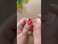 Easy floral nail art design with household items