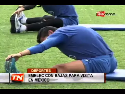 Emelec con bajas para visita en México