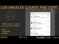 LA County Fire - Live LACoFD Scanner