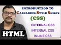 INTRODUCTION TO CSS - CASCADING STYLE SHEETS EXTERNAL INTERNAL INLINE CSS