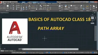 ARRAY-PATH ARRAY IN AUTOCAD AUTOCAD MALAYALAM AUTOCAD BEGINNERS