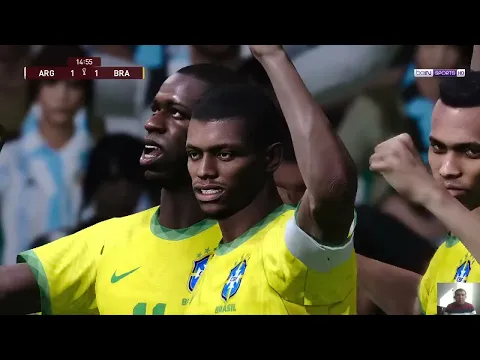 PES 2021 Argentina vs Brazil FINAL FIFA World Cup 2022 Full Match HD Neymar Free Kick Goal