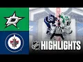 NHL Highlights Stars vs Jets October 09 2025