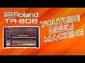 Interactive YouTube Drum Machine PC Keyboard - Roland TR-808