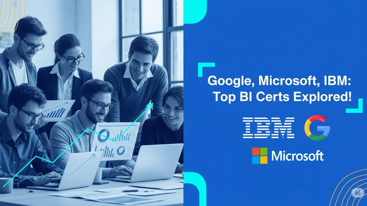 Google, Microsoft, IBM | Top BI Certs Explored!