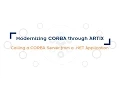 Modernizing CORBA through Artix Calling a CORBA Server from a NET Application 8