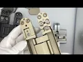 Invisible Hinge Heavy Duty Zinc Alloy 180 Degree Concealed Door