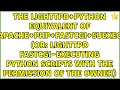 lighttpd FastCGI-executing Python scripts with the permission of the owner