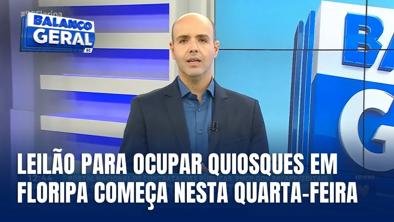 Leilão para ocupação de quiosques nas praias de Florianópolis ocorre nesta quarta-feira