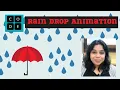 Raindrop Animation in Game Lab SetCollider Java Script