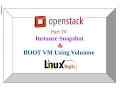 Openstack Instances Snapshot boot from Volume Part4
