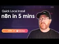 Install n8n Locally With Docker Desktop