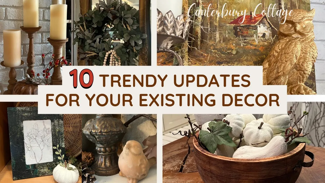 10 DIY Ideas to Update Your Current Home Decor for Today’s Trends