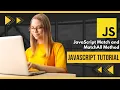 JavaScript match and matchAll method Match and MatchAll Method JavaScript String Method