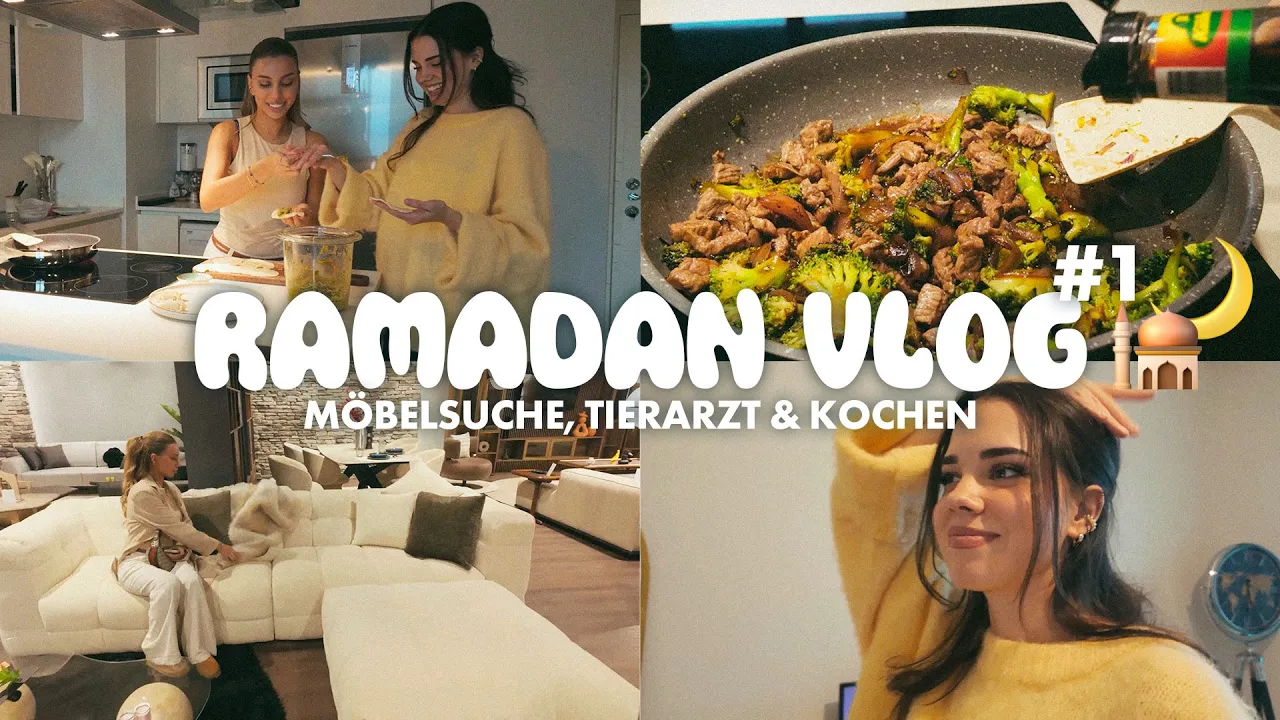 ramadan vlog 1 🌙 Alltag, Möbelsuche & Kochen mit Nil | ay