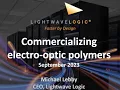 Lightwave Logic Inc NASDAQ LWLG Webcast Planet MicroCap Showcase VANCOUVER 2023