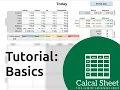 Calorie calculator sheet V1 3 - Tutorial The basics