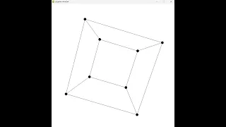 Python 3D Rotating Wireframe Cube
