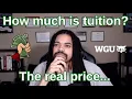 Pre-WGU The full cost of tuition after fees