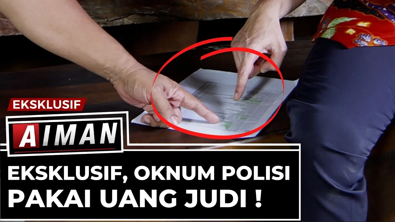 Eksklusif, Oknum Polisi Pakai Uang Judi! - AIMAN