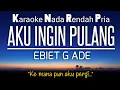 Download Lagu Aku Ingin Pulang - Ebiet G Ade Karaoke Lower Key Nada Rendah -4