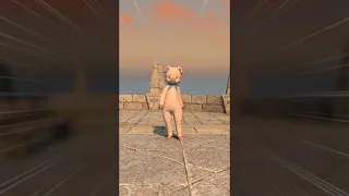 Runway Walk Emote in Piggy Suit