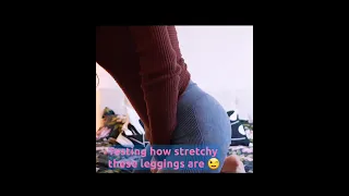 Yoga pants from Shein stretching Test #shorts #dance #shein #haul #sexy #onlyfans