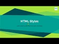 HTML Styles in HTML inline styling with CSS