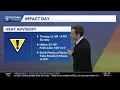 Brutal heat continues with isolated t-storms possible for SE Georgia and the Lowcountry on Sunday