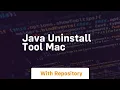 java uninstall tool mac