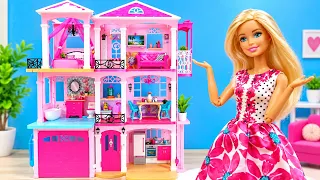 🏠 Barbie'nin Hayalindeki Ev Kuruluyor! 🎀 Üç Katlı Oyuncak Ev Macerası!
