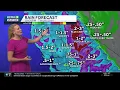 Northern California forecast Clouds increase today and showers arrive tonight
