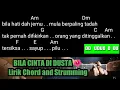 Download Lagu Kunci Gitar BILA CINTA DI DUSTA - SCREEN Malaysia  ( Chord,Lirik,and Genjrengan )