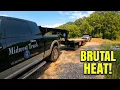 DAD S REFURBISHED TRAILER vs STUCK DUMP TRUCK SKIN BLISTERING HEAT