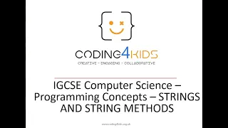 IGCSE Computer Science - PROGRAMMING CONCEPTS