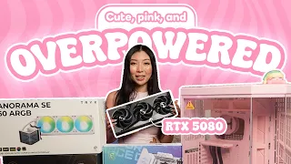 Pink Valentine s Gaming PC Build ft the RTX 5080 9800x3D Tryx Panorama SE Y70 Strawberry Milk