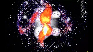 Galaxy gravity simulation Multigrid Method