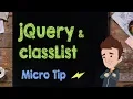 jQuery classList - Supercharged