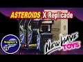 Asteroids Replicade Unboxing Game Play and Review
